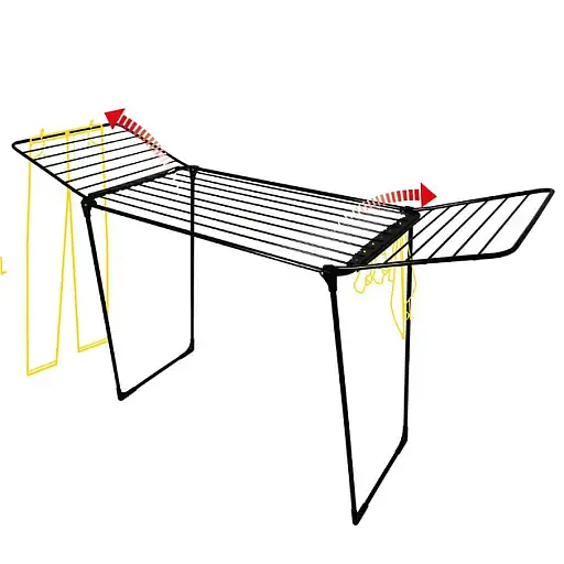 Сушилка для белья напольная Casa Si Poseidon Super Black (DAS303061) - фото 2