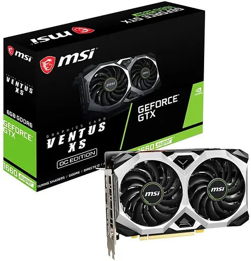 Відеокарта MSI GTX 1660 6Gb Super Ventus XS C OC (GeForce GTX 1660 Super Ventus XS C OC) (GDDR6, 192 bit, PCI-E 3.0 x16) Б/в - фото 5