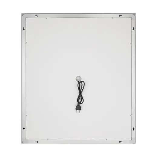 Дзеркало Qtap Mideya 700x800 з LED-підсвічуванням Touch, з антизапотіванням, з годинником, диммером яскравості QT2078DCF7080W - фото 6