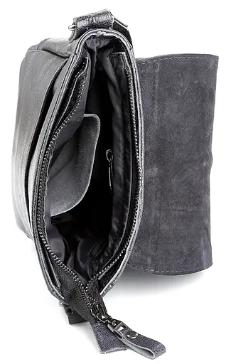 Чоловіча шкіряна сумка SHVIGEL 18х18х6 см sum0026530 - фото 7