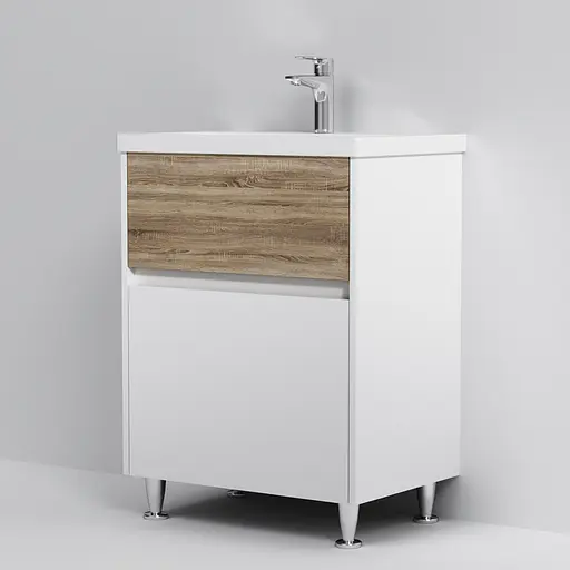 Тумба підлогова AM.PM GEM S 60 см з умивальником M91-FSX0602-WC0602WF38 - фото 4