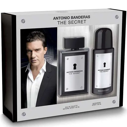 Набор Antonio Banderas The Secret 50 мл туалетная вода, 150 мл дезодорант - фото 1