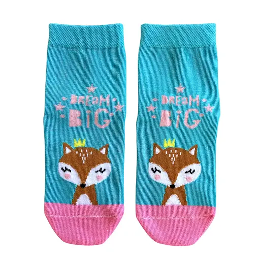 Шкарпетки дитячі "Лисичка" з індійської бавовни 413008 - фото 1