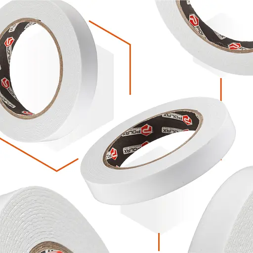 Скотч двухсторонний Polax клейкая лента на вспененной основе 19 мм х 5 м (101-030) - фото 7