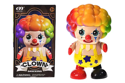 Іграшка танцююча "Клоун" зі світлом і музикою R13