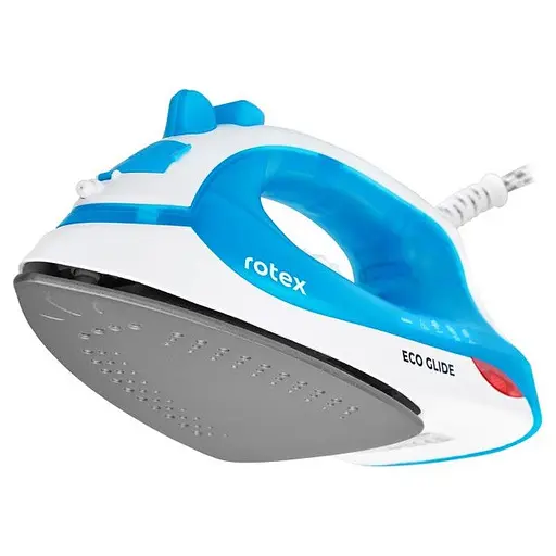 Гладильный утюг ROTEX RIC18-N Eco Glide Антипригарное покрытие 1600Вт Вертикальное отпаривание Голубой/Белый - фото 8