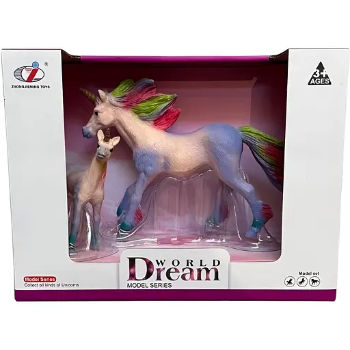 Набор Dino Toys Dream World Единорог Y9 фиолетовый 2 шт. (Q9899-Y9-3)