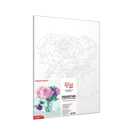 Полотно на картоне с контуром Rosa Start Натюрморт №35 30х40 хлопок акрил - фото 3