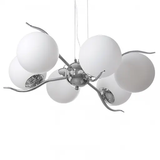 Люстра Brille молекула подвесная E27 60W CH (BL-428S/6) - фото 2