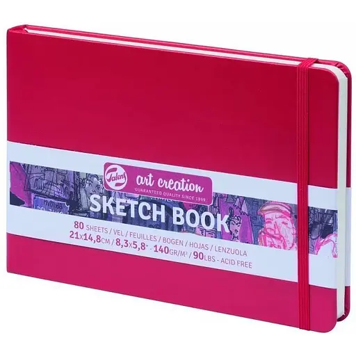 Блокнот для графики Royal Talens Art Creation А5 (14.8х21 см) 140г/м2 80л красный - фото 1