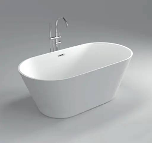 Ванна Dusel DU103 170x80x58 Білий - фото 3