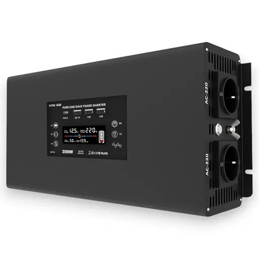 Инвертор преобразователь напряжения DATOUBOSS 24-230v 2000/4000W чистый синус - фото 1