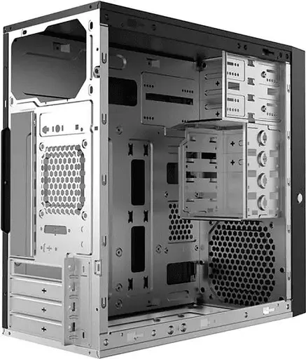 Корпус GameMax MT-307-4U3C Black, без блока питания, Mini Tower, Micro ATX / Mini ITX, 2x USB 2.0, 2x USB 3.0, Ty (MT-307-4U3C) без блока питания - фото 2