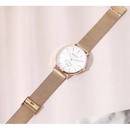 Часы наручные классические Besta Love UA Rosegold - фото 6