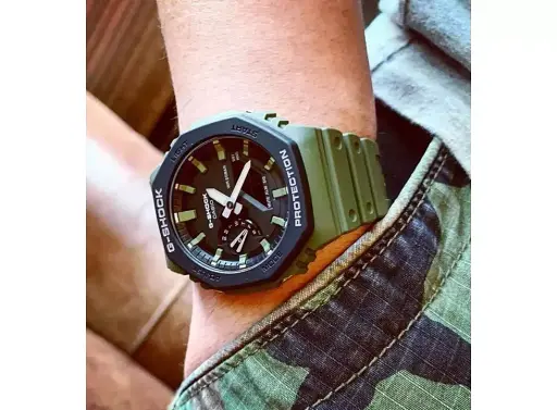 Часы наручные мужские CASIO GA-2110SU-3AER - фото 4