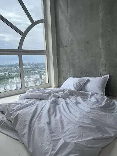 Комплект постільної білизни двоспальний 180х200 см варена бавовна White Dream Білий (2006) - фото 3