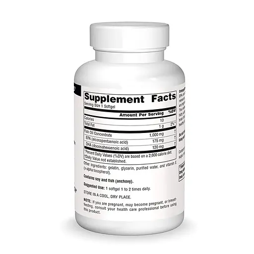 Жирные кислоты Source Naturals Omega EPA Fish Oil 1000 mg, 100 капсул - фото 2