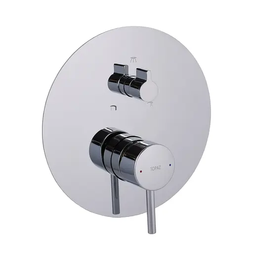 Душова система вбудована TOPAZ LOFT TLF 32115-H39-C змішувач для душа хромований з двома лейками - фото 15