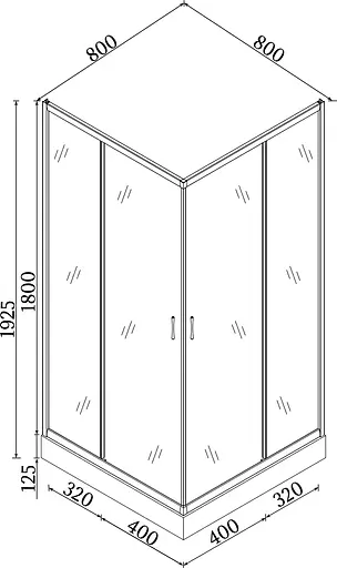 Душевая кабина Bravo NER 90B.Line - фото 12