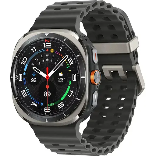 Смарт-часы Samsung Galaxy Watch Ultra (2025) 47мм e-SIM (L705) 1.5, 480x480, sAMOLED, BT 5.3, NFC, 2/64ГБ, серебристый титановый