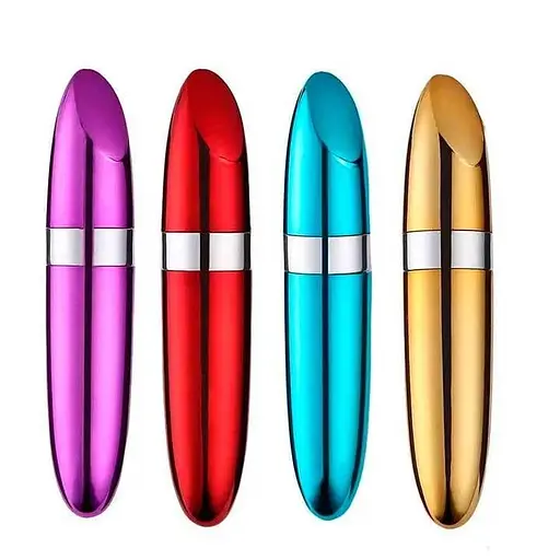 Компактный вибратор-маскарад в форме помады для секретных моментов Черный K0525-3 - фото 3