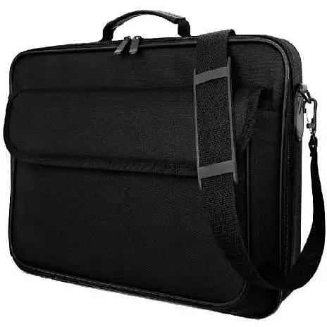 Сумка для ноутбука 14" 2E TopLoad Classic черный полиэстер/нейлон 381 x 292 x 69 мм (2E-CBT6814BK) - фото 1