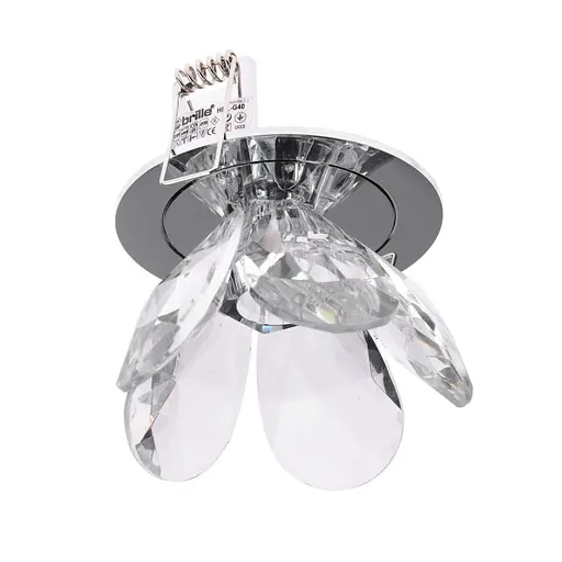 Светильник точечный Brille декоративный HDL-G40 CHR/TRANSPARENT 162219