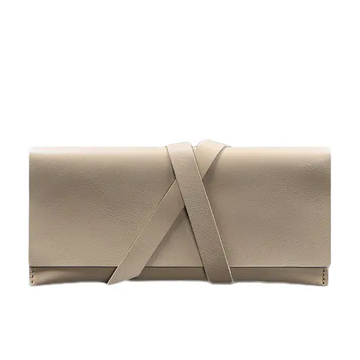 Шкіряний жіночий тревел-кейс Voyager 1.0 світло-бежевий - фото 6