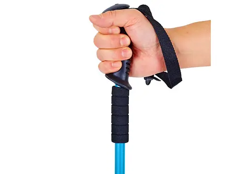 Палка для скандинавської ходьби EasyFit SKY ROAD блакитна 1 шт (EF-2471-Bl) - фото 3