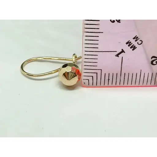 Золоті сережки Столична Ювелірна Фабрика Кулі. 106775 - фото 4