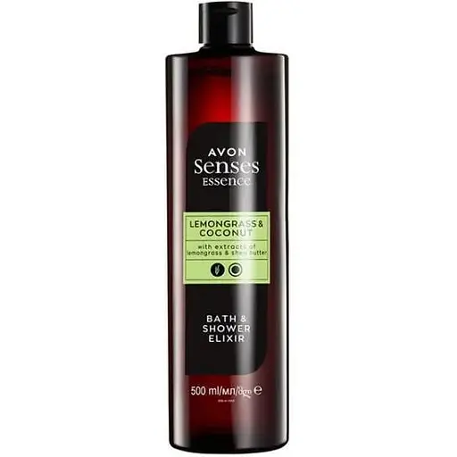 Средство для принятия ванны и душа Avon Лемонграсс и кокос 2 в 1 500 мл - фото 1