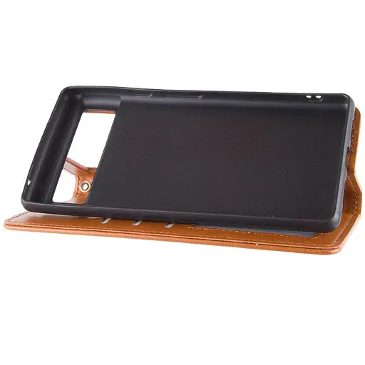 Шкіряний чохол-книжка Getman Gallant (PU) для Google Pixel 7 Pro Коричневий - фото 5