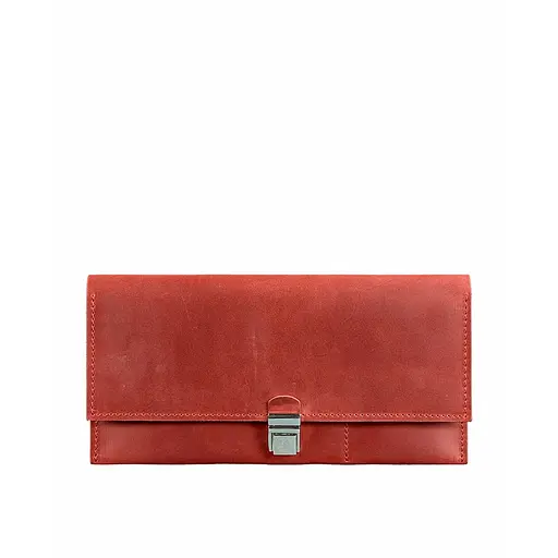 Кожаный женский тревел-кейс Journey 2.0 Коралл - фото 6