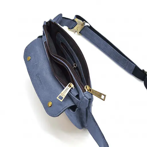 Шкіряна бананка Tarwa 24х15х3 см sum0025642 - фото 6