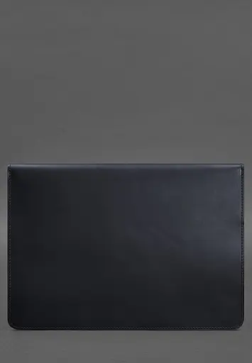 Шкіряний чохол-конверт BlankNote на магнітах для ноутбука Універсальний Синій Crazy Horse - фото 3