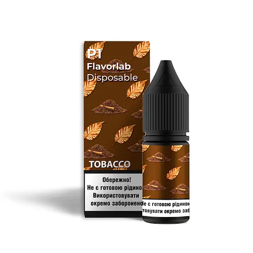 Набор компонентов для самозамеса солевой заправки Flavorlab P1 10 мл Tobacco Табак, 0-50 мг (17914)