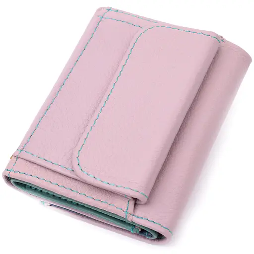 Кожаный женский кошелек ST Leather 9.5х8х2 см acs0028412 - фото 2