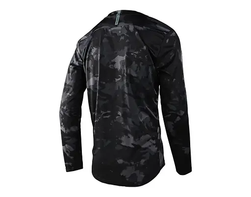 Велоджерси Troy Lee Designs Flowline LS Jersey Covert Black M (1106-346608003) - фото 2