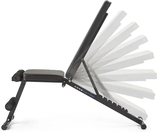 Складана регульована лава для тренувань Gymtek з еспандерами для дому XL400 - фото 5