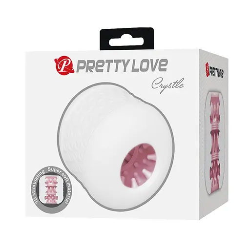Мастурбатор Pretty Love Crystle белый - фото 8