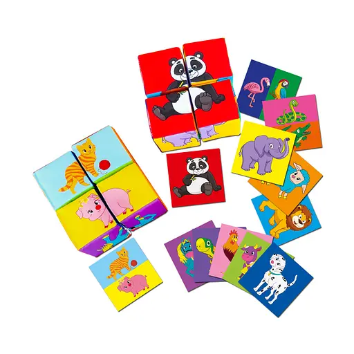 Набор мягких кубиков "Умные кубики" Macik МС 090501-06  - фото 4