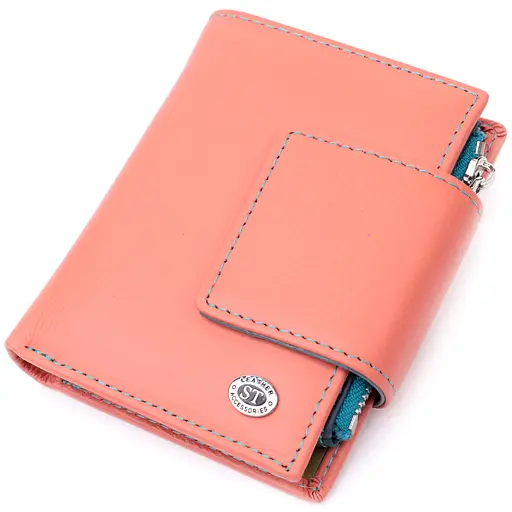 Кожаный женский кошелек ST Leather 9х12х1.5 см acs0028359 - фото 1