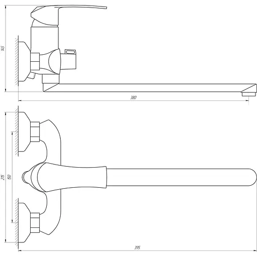 Смеситель для ванны DOMINO DD-208 - фото 3