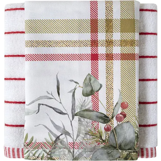 Набір рушників Lotus Home Holiday Greenery 40х60 см 2 шт. (svt-2000022348256)