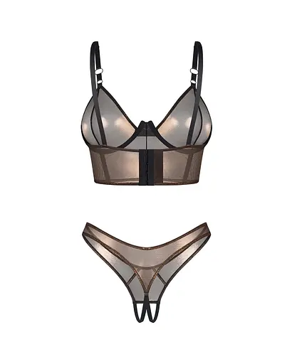 Комплект Obsessive Soranna L/XL (бронзовий) - фото 11