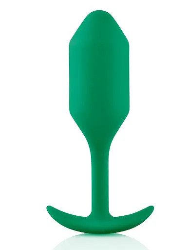 Анальна пробка B-Vibe Snug Plug 2, 10.5 см (зелений)