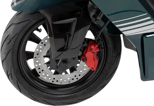 Електроскутер Двомісний Crosser CR22 (2500W, 72V/35Ah) Зелений - фото 9