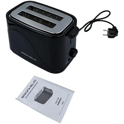 Тостер Grunhelm GWD007 700 Вт черный (146211) - фото 5