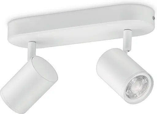 WiZ Світильник точковий накладний розумний IMAGEO Spots, 2х5W, 2200-6500K, RGB, Wi-Fi, білий - фото 5