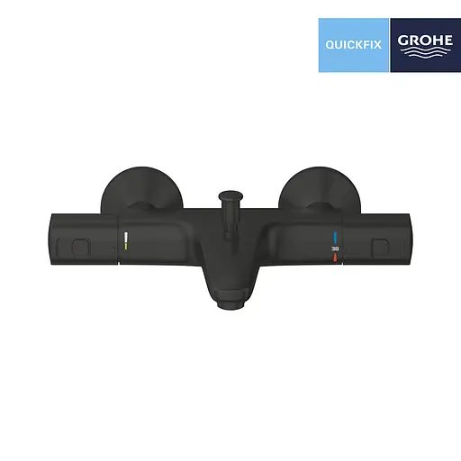 Термостат для ванны Grohe QuickFix Precision Start 345982430 Черный матовый - фото 3